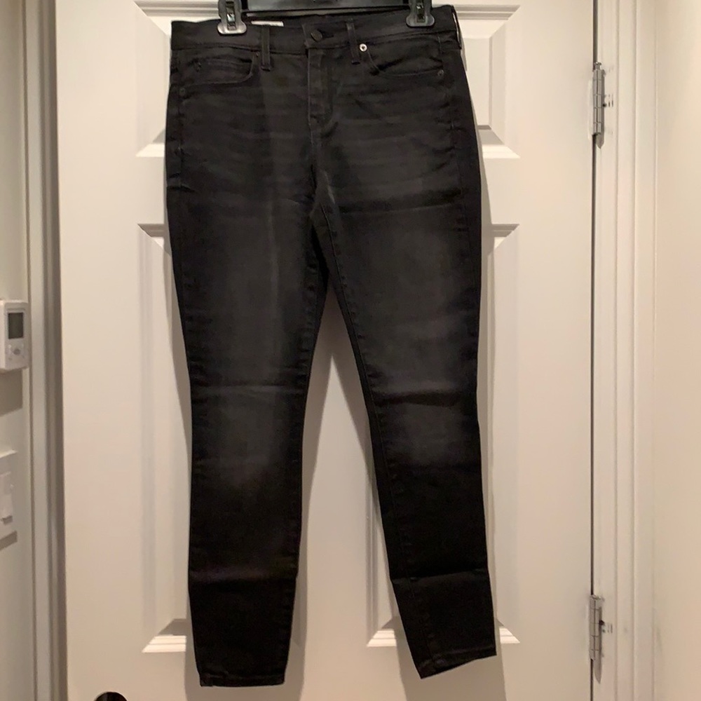 Gap faded black legging jeans